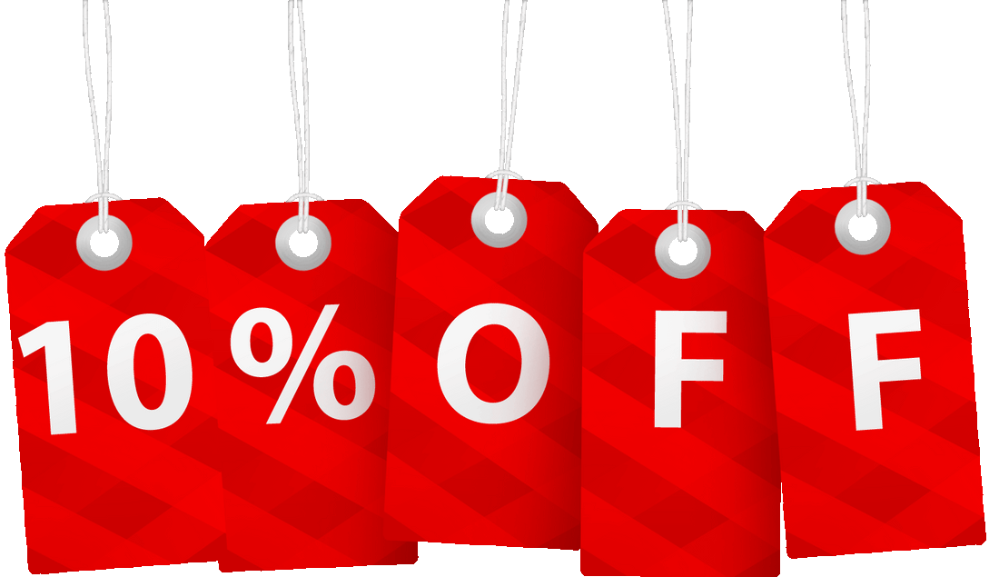 10% Off for First Order
