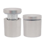 1 x 1 Inch Standoff Screws - Lantee 20Pcs 25 x 25mm Stainless Steel Standoff Wall Mounts for Glass/Panel/Store Sign