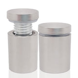 5/8 x 1-1/8 Inch Standoff Wall Mounts for Glass - Lantee 12 Pcs Stainless Steel Sign Standoff Mounting Hardware Screws, 16 x 30mm