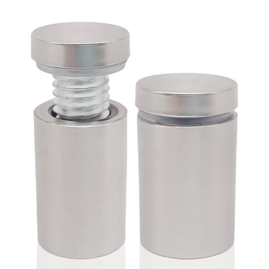 1 x 2-1/4 Inch Standoff Mounting Hardware - Lantee 20Pcs 25 x 60mm Stainless Steel Standoff Wall Mounts for Acrylic/Glass/Panel/Store Sign