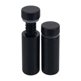 Lantee 8pcs Black Sign Standoff Screws, Stainless Steel Wall Mount Standoff Holders, Heavy Duty for 1/2" Thick Acrylic/Glass 1/2" x 1-1/8"(12x30mm)