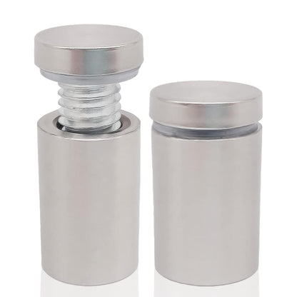 1 x 2-1/4 Inch Standoff Mounting Hardware - Lantee 12 Pcs 25 x 60mm Stainless Steel Standoff Wall Mounts for Acrylic/Glass/Panel/Store Sign