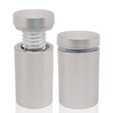 1 x 2-1/4 Inch Standoff Mounting Hardware - Lantee 8 Pcs 25 x 60mm Stainless Steel Standoff Wall Mounts for Acrylic/Glass/Panel/Store Sign