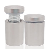 5/8 x 1-1/8 Inch Standoff Wall Mounts for Glass - Lantee 50 Pcs Stainless Steel Sign Standoff Mounting Hardware Screws, 16 x 30mm