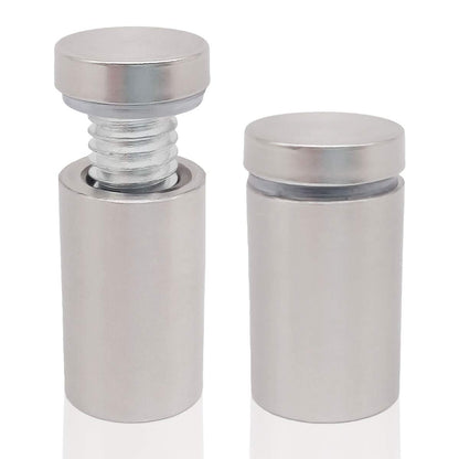 Lantee 20 Pack Stainless Steel Sign Standoffs, 1/2" x 1" (12 x 25mm) Wall Mount Hardware for Acrylic & Glass Signs, Floating Display Mounts for Office Signs, Picture Frames & Decorative Panels