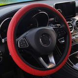 15 inch Anti-Slip Leather Car Steering Wheel Cover - Lantee