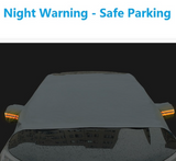 Car Windshield Cover for Snow & Ice with Hook & Straps - Lantee