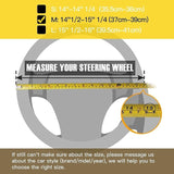 38cm  Rhinestone Diamond Non-Slip Car Steering Wheel Cover - Lantee