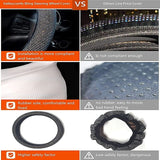 38cm  Rhinestone Diamond Non-Slip Car Steering Wheel Cover - Lantee
