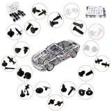 415pcs Car Bumper Retainer Clips & Fasteners Set with Tools - Lantee