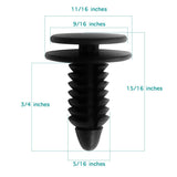 100 Pcs Interior Door Panel Push in Fastener Car Clips for Ford Dodge - Lantee Online Store