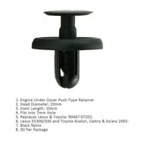 50 Engine Under Cover Retainer Clips for Lexus & Toyota 90467-07201 - Lantee Online Store