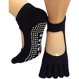 Lantee Open Foot Non Slip Toe Pilates Yoga Socks with Grips for Women, Pack of 4 - Lantee Online Store