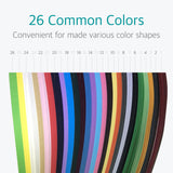 Paper Quilling Art 2080 Strips (15 inch, 26 Colors, 8 Sets) - Lantee Online Store