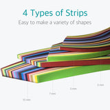 Paper Quilling Art 2080 Strips (15 inch, 26 Colors, 8 Sets) - Lantee Online Store