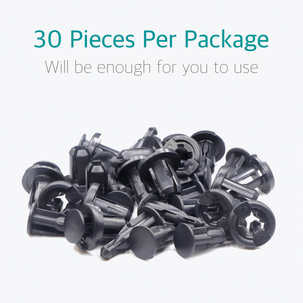 Lantee 30 Pcs Front & Rear Bumper Push-Type Retainer Clips for Honda 91503-SZ5-003 - Lantee Online Store
