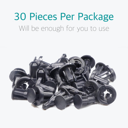 Lantee 30 Pcs Front & Rear Bumper Push-Type Retainer Clips for Honda 91503-SZ5-003 - Lantee Online Store