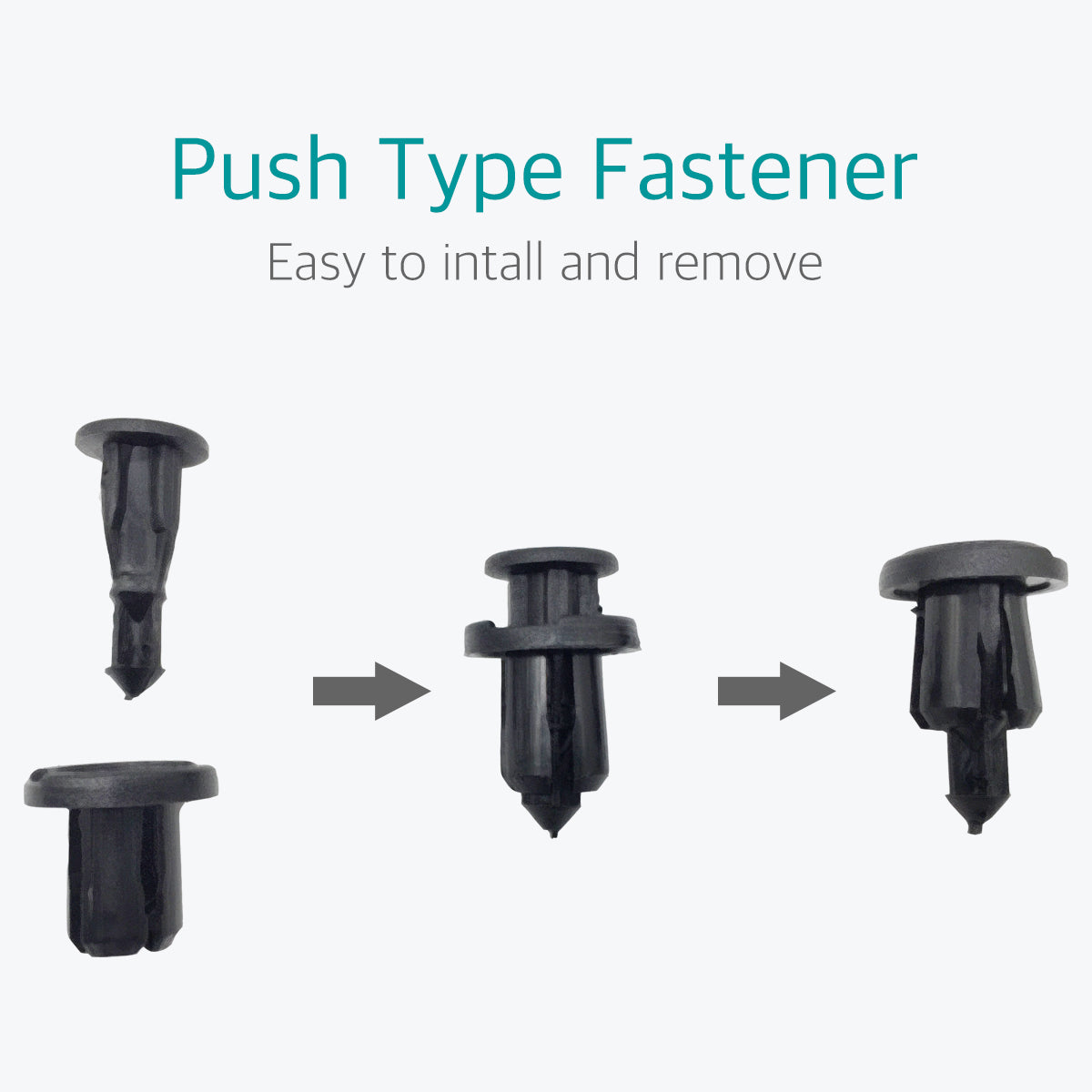 Lantee 20 Pcs 10mm Bumper Push-Type Retainer Clips for Nissan 01553-09241 - Lantee Online Store