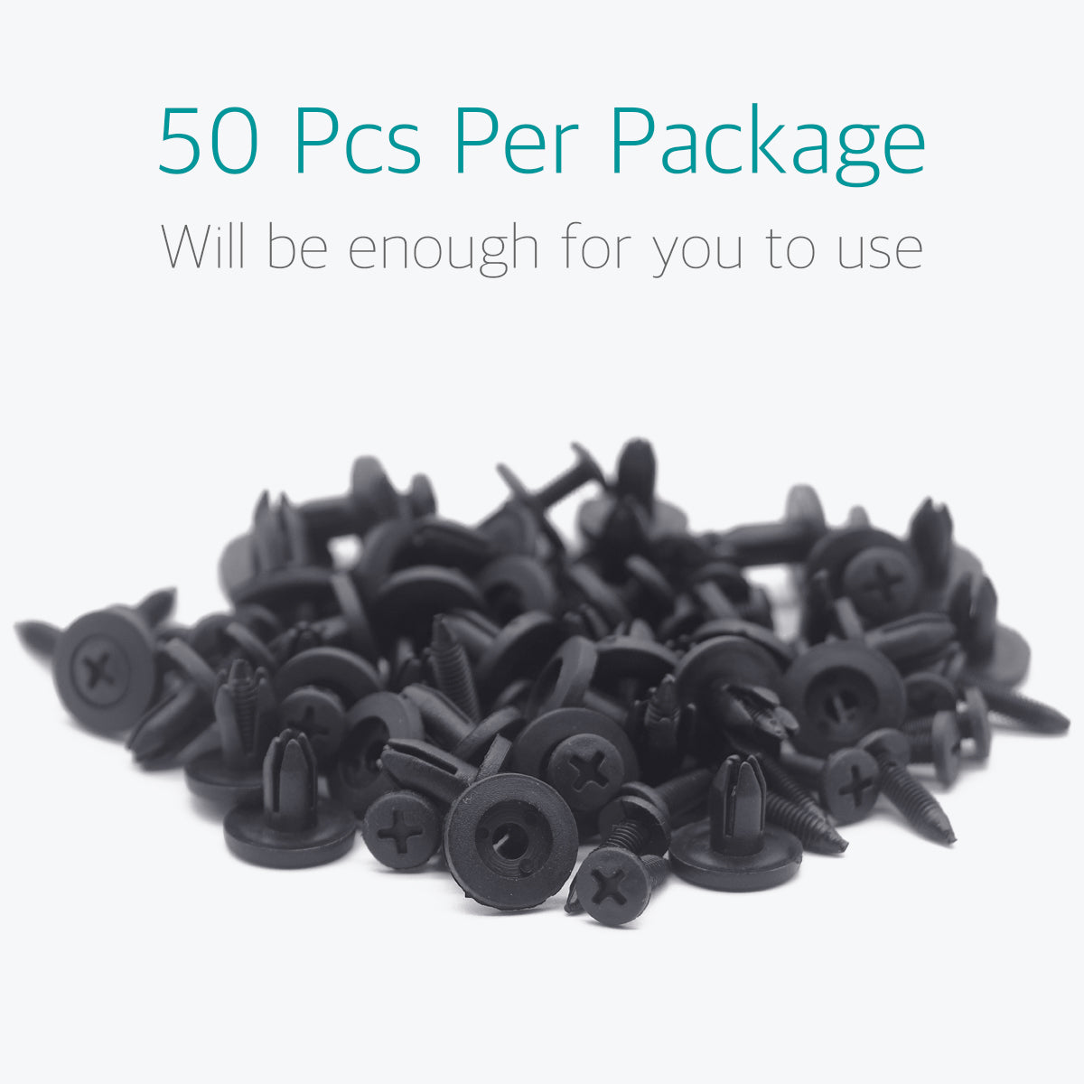 Lantee 50 Pcs 6mm Push-Type Retainer Clips for Nissan 10998-30880 - Lantee Online Store