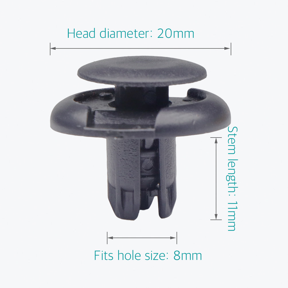 50 Pcs Front Fender Retainer Car Clips for Honda & Acura 91512-SX0-003 - Lantee Online Store