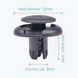 50 Pcs Front Fender Retainer Car Clips for Honda & Acura 91512-SX0-003 - Lantee Online Store