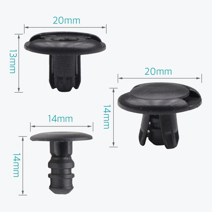 50 Pcs Front Fender Retainer Car Clips for Honda & Acura 91512-SX0-003 - Lantee Online Store