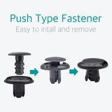 50 Pcs Front Fender Retainer Car Clips for Honda & Acura 91512-SX0-003 - Lantee Online Store