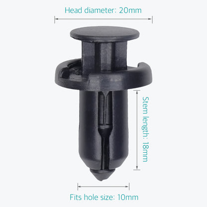 Lantee 50 pcs Push Car Clips and Fasteners for Honda 91503-SZ5-003 - Lantee Online Store
