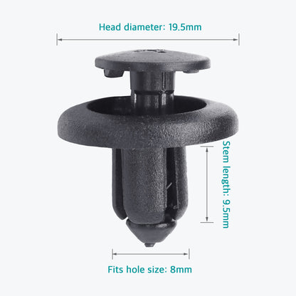 909130067 50 Pcs Engine Cover & Fender Liner Retainer Clips for Subaru - Lantee Online Store