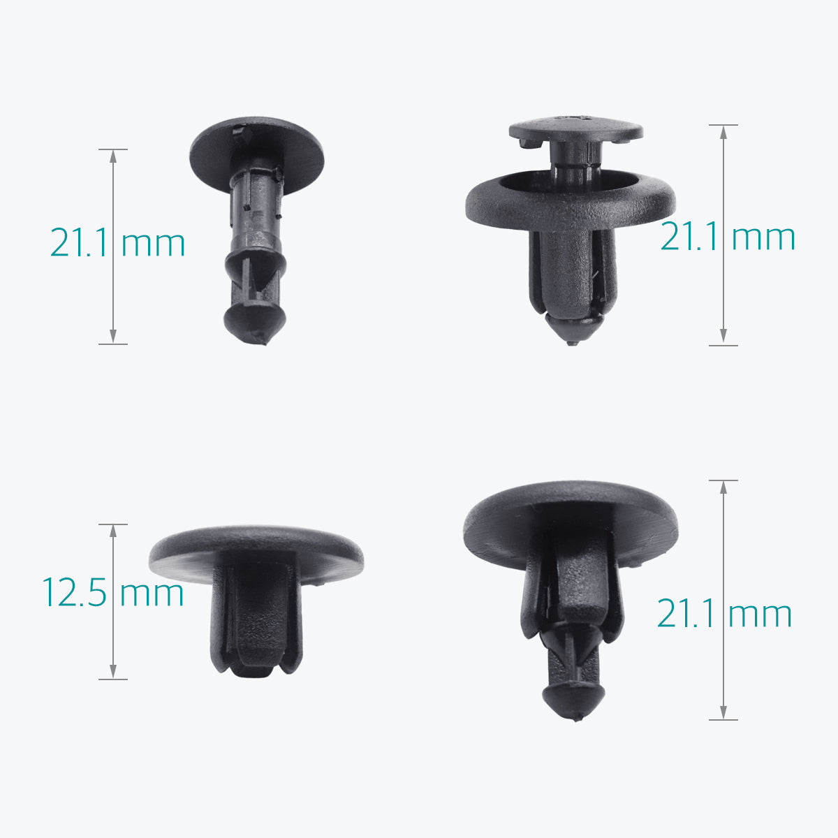 909130067 50 Pcs Engine Cover & Fender Liner Retainer Clips for Subaru - Lantee Online Store