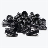50 Pcs 9mm Bumper, Engine Cover, Fender & Grille Retainer Clips - Lantee