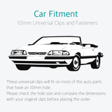 Lantee 10mm Universal Front & Rear Bumper Push-Type Retainer Clips, Pack of 50 - Lantee Online Store
