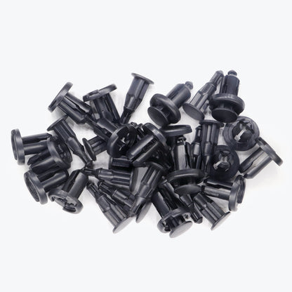 Lantee 10mm Universal Front & Rear Bumper Push-Type Retainer Clips, Pack of 50 - Lantee Online Store