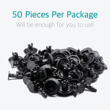 50 Pcs Auto Bumper Radiator Cover Grille Clips for Toyota 90467-07211 - Lantee Online Store