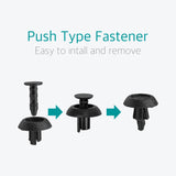 Lantee 50 Pcs 7mm Bumper, Radiator Cover & Grille Push-Type Retainer Clips for Lexus 90467-07211 - Lantee Online Store