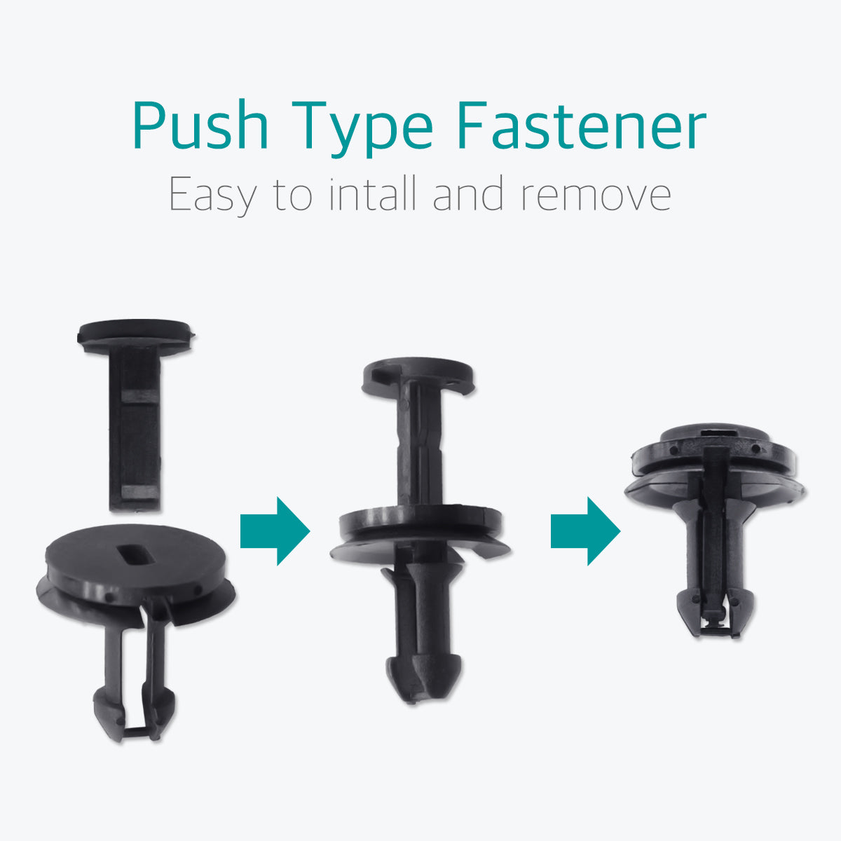 10 Pcs Front Air Deflector Retainer Clips for GM 15733971 - Lantee