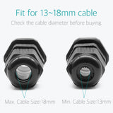 PG 21 Cable Gland - 20 Pcs Waterproof Wire Glands Connector Fitting - Lantee Online Store