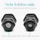 PG 7 Cable Gland - 20 Pcs Waterproof Wire Glands Connector Fitting - Lantee Online Store