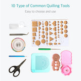 16 Set of Quilling Kits - 600 5mm Strips & 10 Set of Tools - Lantee Online Store