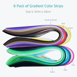 20 Set of Quilling Paper Kits - 8 Pack 3mm 960 Strips & 12 Tools - Lantee Online Store