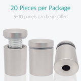 20 Pieces 19mm x 25mm Stainless Steel Advertise Glass Standoff Screws - Lantee Online Store