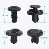20 Pcs Cowl Bumper & Fender Liner Push Clips for Nissan & Infiniti 01553-05323 - Lantee