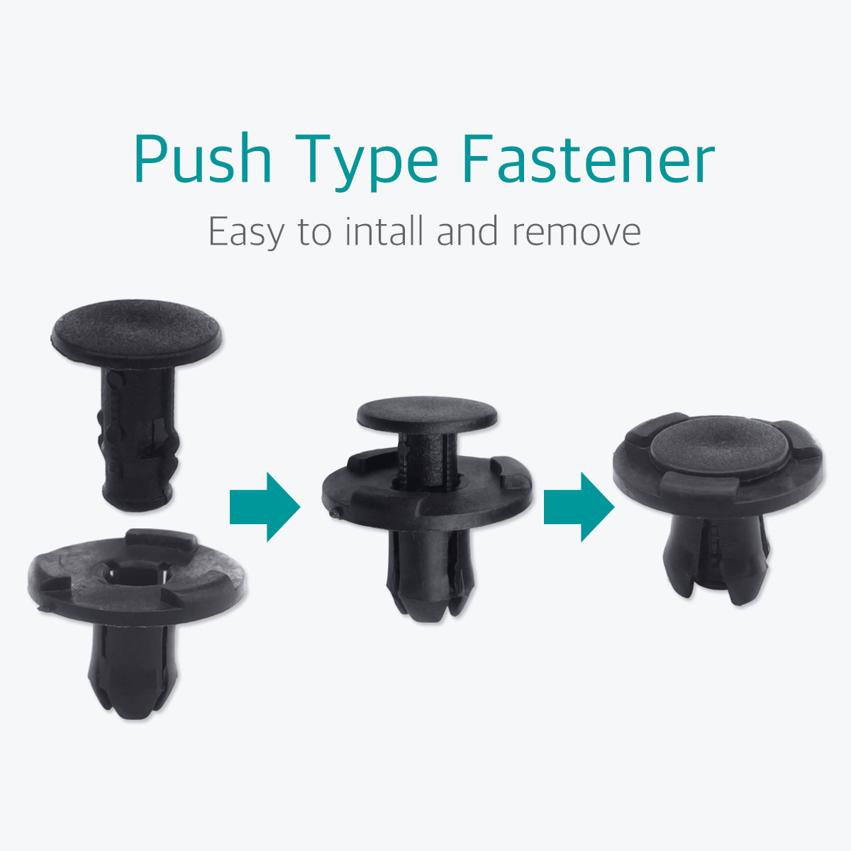 20 Pcs Cowl Bumper & Fender Liner Push Clips for Nissan & Infiniti 01553-05323 - Lantee