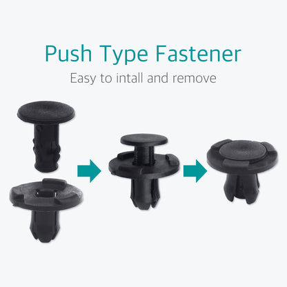 20 Pcs Cowl Bumper & Fender Liner Push Clips for Nissan & Infiniti 01553-05323 - Lantee