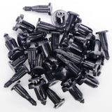 100 Pcs Universal 9mm Nylon Bumper Clips, Car Retainer Fasteners - Lantee