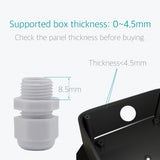 20 Pcs White PG 9 Cable Gland - Lantee Online Store