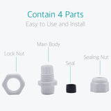 20 Pcs White PG 9 Cable Gland - Lantee Online Store