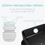20 Pcs PG16 White Waterproof Cable Wire Gland Connector Fitting - Lantee Online Store