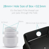 20 Pcs PG21 White Waterproof Cable Wire Gland Connector Fitting - Lantee Online Store