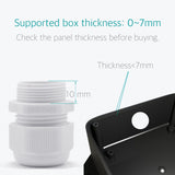 20 Pcs PG21 White Waterproof Cable Wire Gland Connector Fitting - Lantee Online Store